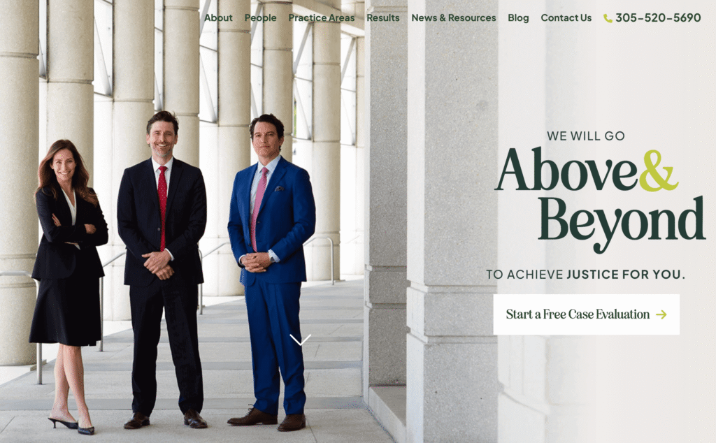 attorney website design