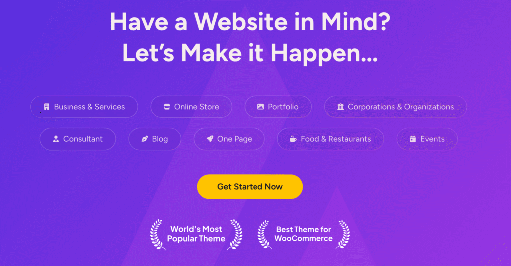 Astra - best minimalist theme