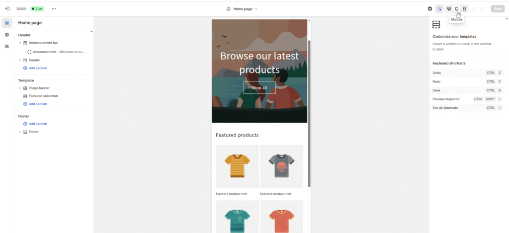 2. Beautiful, Mobile-Responsive Themes Shopify pros and cons