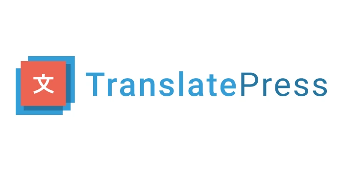 displaying translate press along with its logo