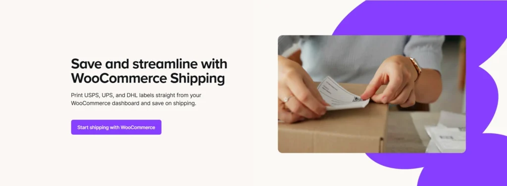 WooCommerce Shipping plugin displayed on a digital interface 