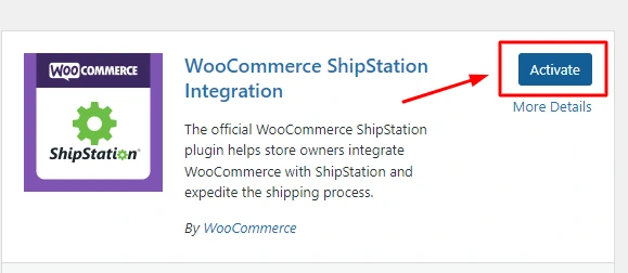 steps to install the 
ShipStation plugin on a WooCommerce site