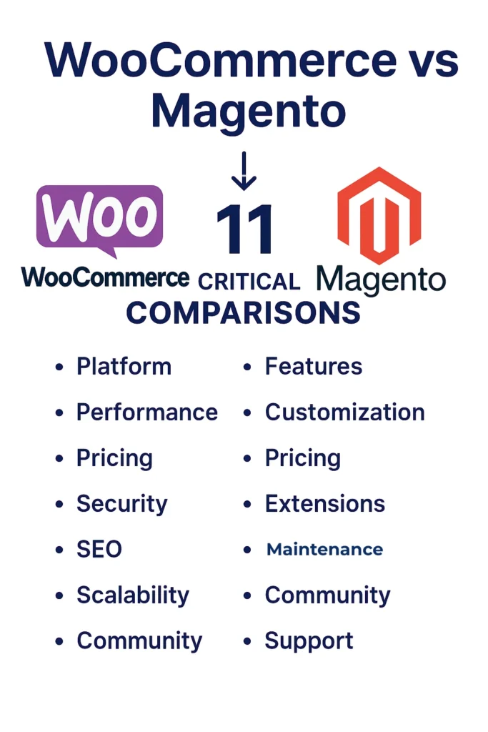 WooCommerce vs Magento: 11 Critical Comparisons