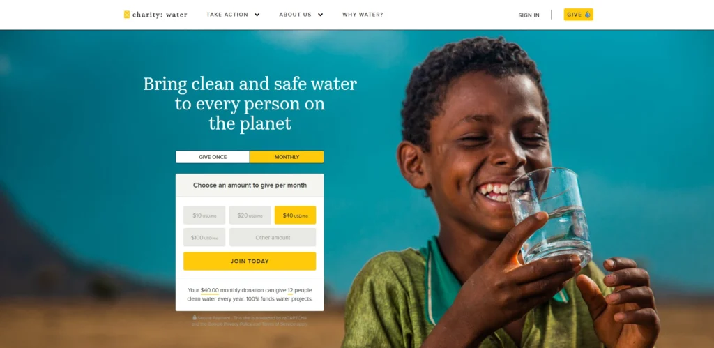 charity waters