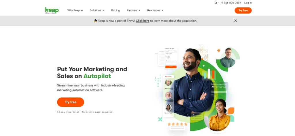 KEAP CRM for small businesses