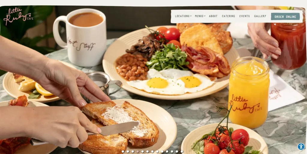 Little Ruby’s Cafe - restaurant website
