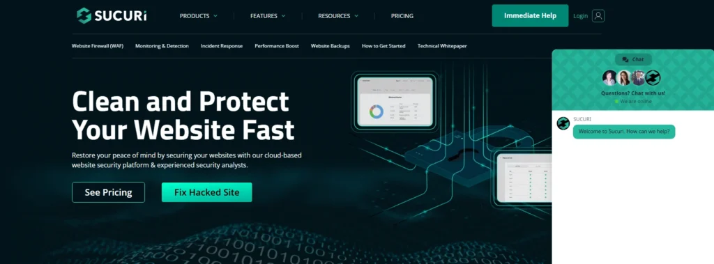 Sucuri Security plugin inerface