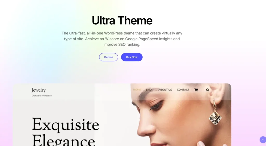 Ultra website template for life coach