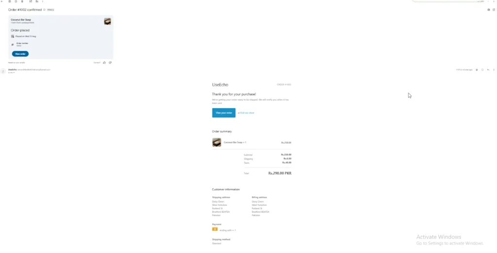 User Side Email