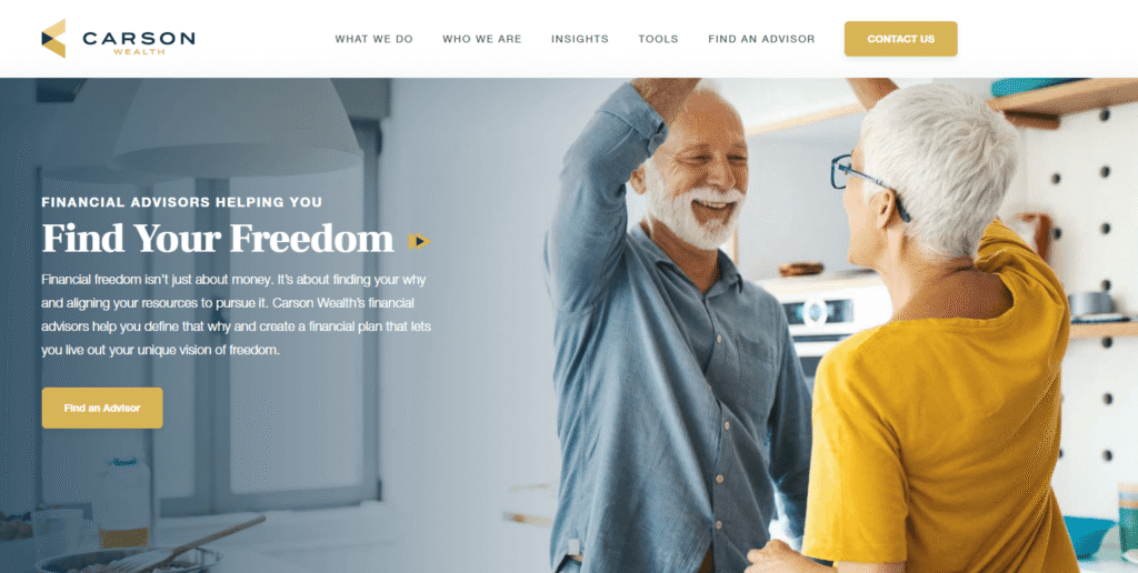 Financial Services Website Designs
