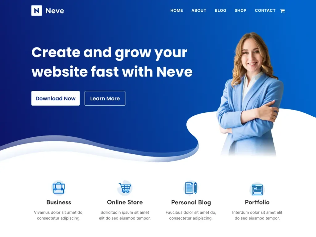 neve theme for life coaches