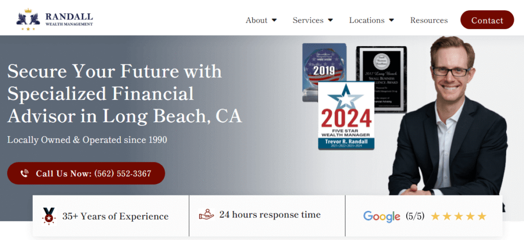 randalwealthgroupbanner - Financial Services Website Designs