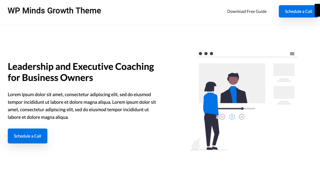 WPminds Growth theme