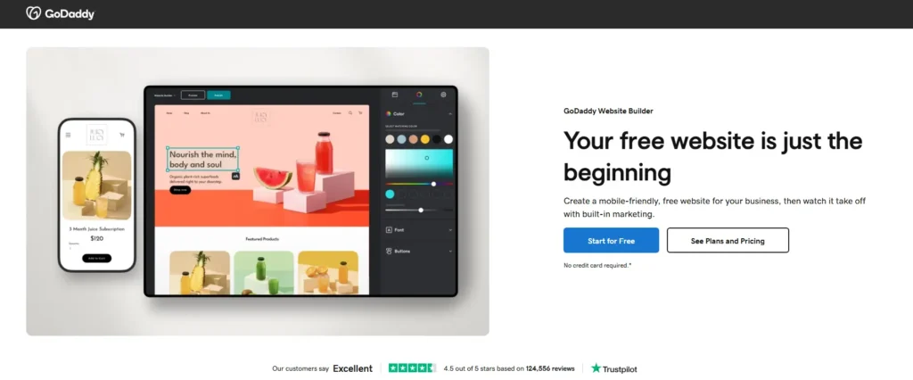 GoDaddy Website Builder