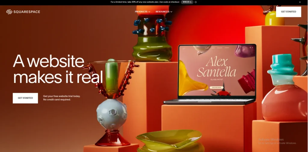 Squarespace Website builder