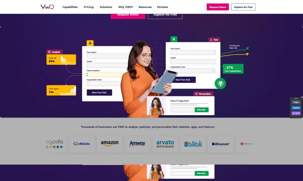 Conversion Rate Optimization Tools - VWO