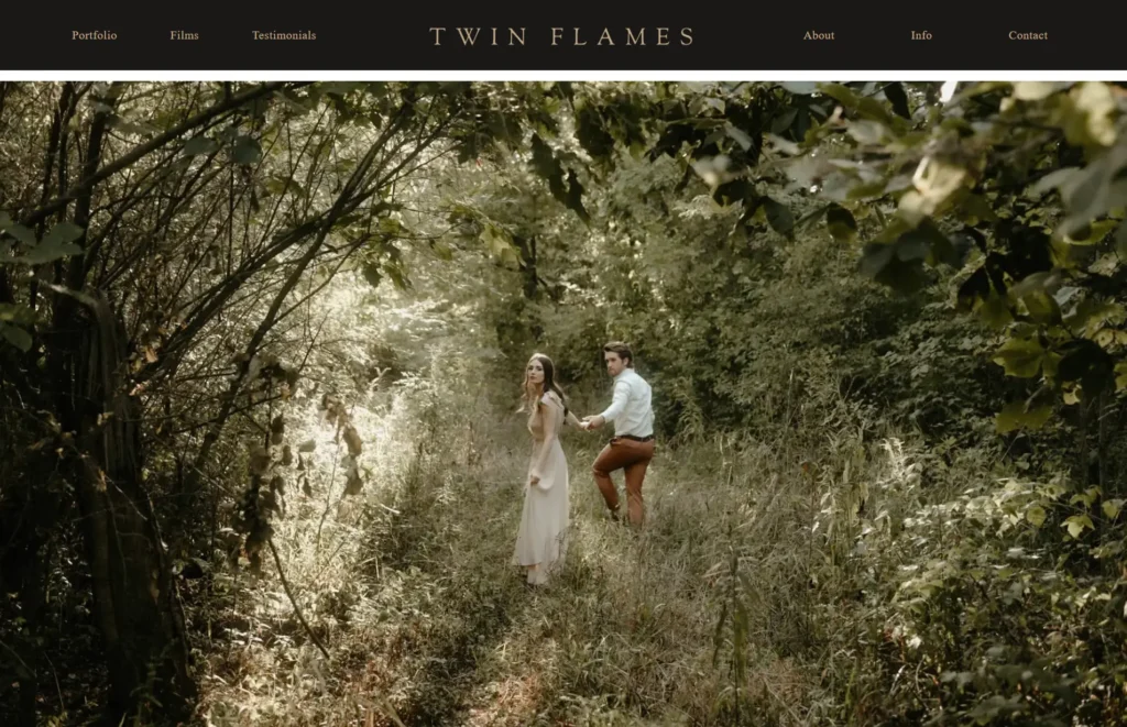Wedding Photographer website