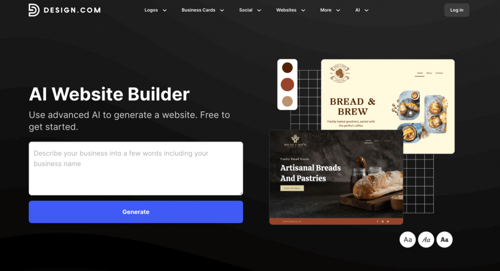Design.com AI Website Builder