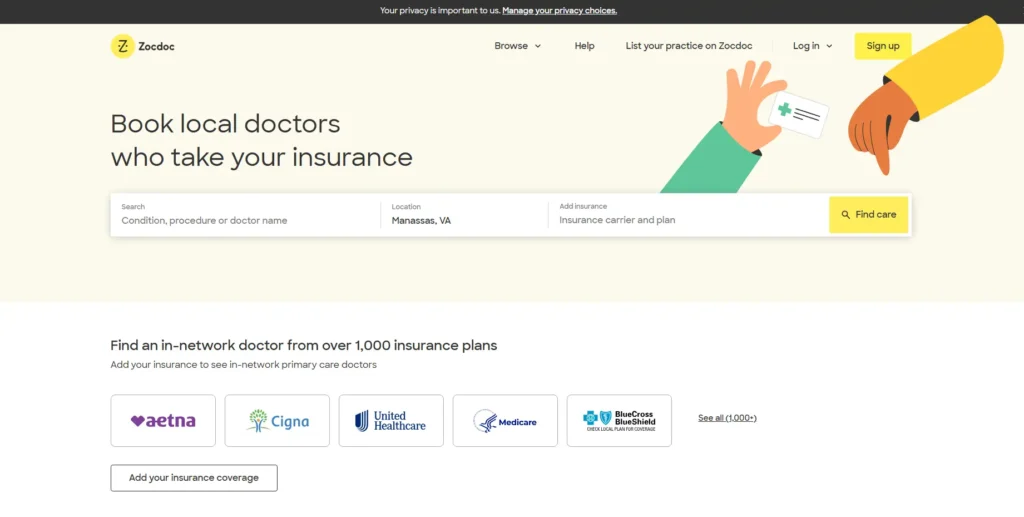 Best healthcare website design