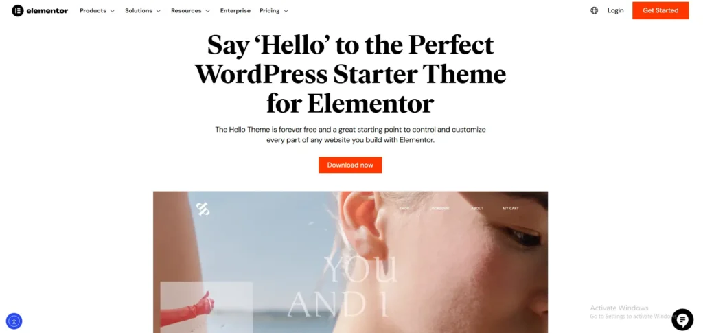 Hello Elementor - Minimalist WordPress Themes