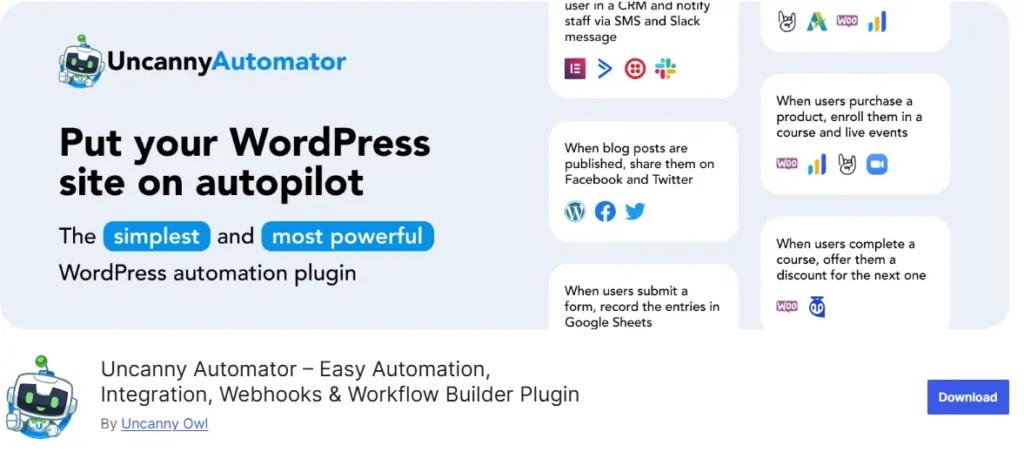 Uncanny Automator - chatgpt wordpress plugin