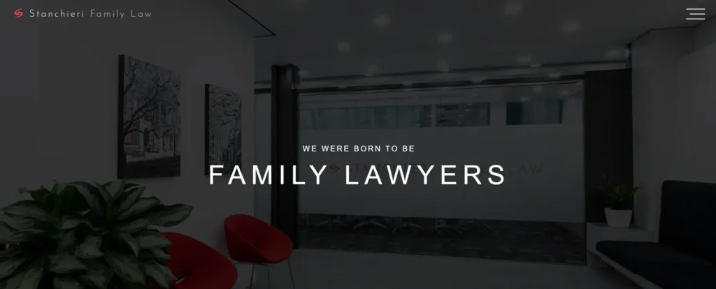Stanchieri - Family Lawyer web design
