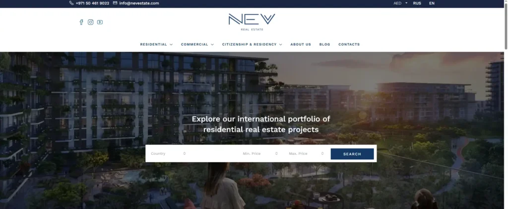 Nevestate - Realtor Website Templates