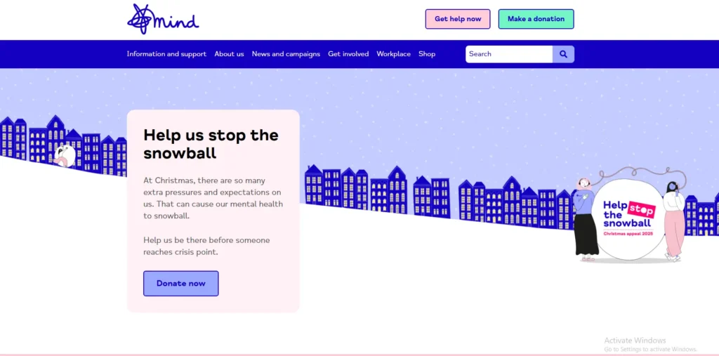 Website design for mental health professionals