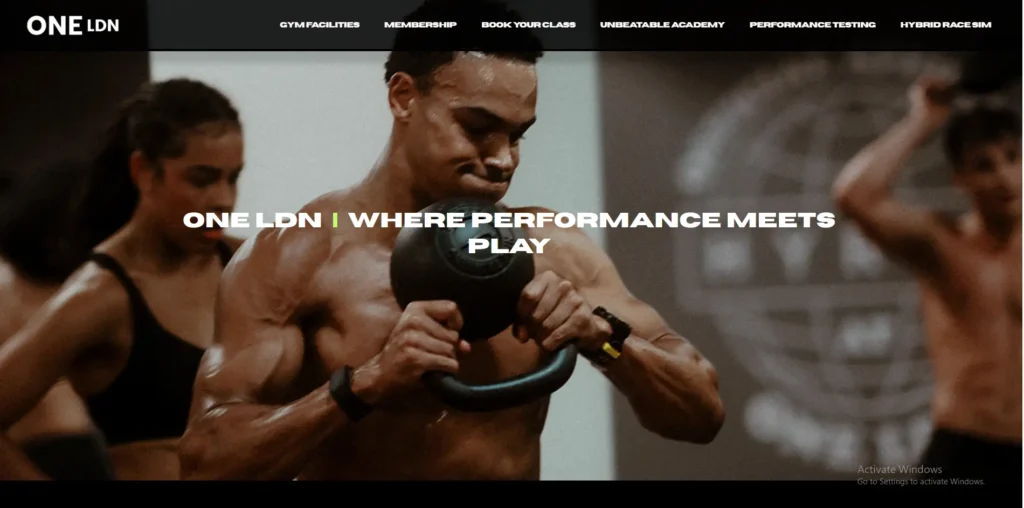 ONE LDN: WEBSITE BANNER