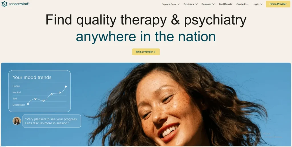 SonderMind’s website banner image