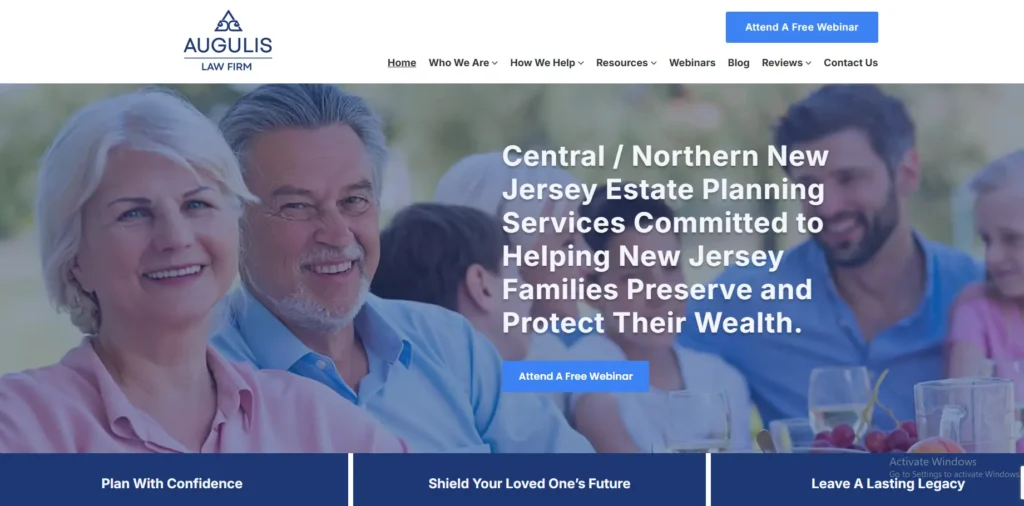 Augulis law firm website design