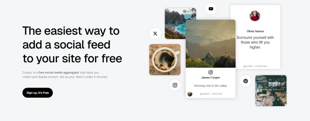 Social aggregator plugin