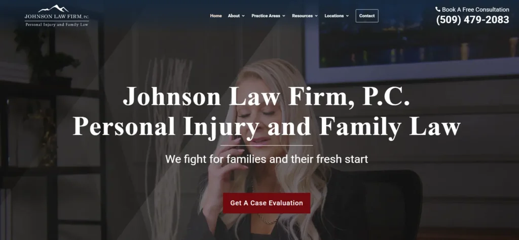 Johnson Legal Advisors website design