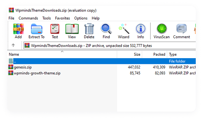 zip file