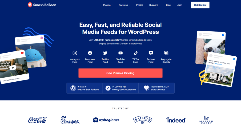 Smashballoon - social media plugin